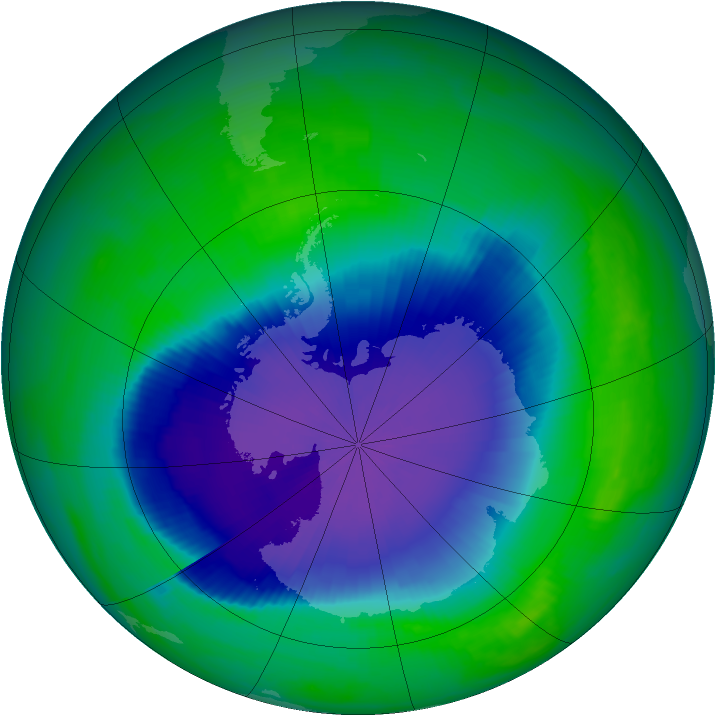 Ozone Map 1998-11-04